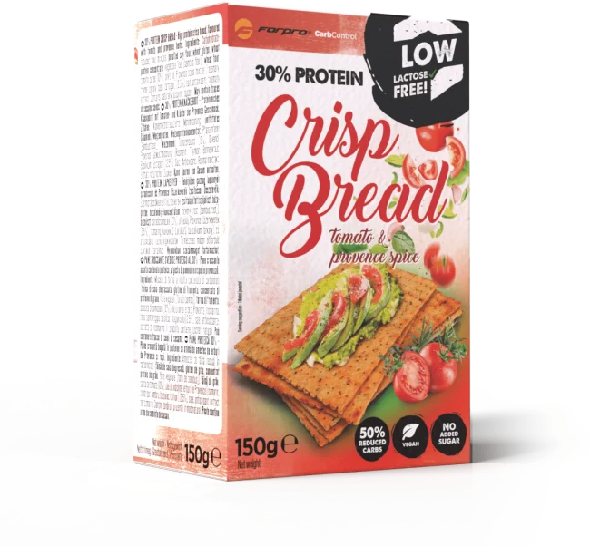 Forpro 30% Protein Crisp Bread, 150g, Tomato & Provence Spice