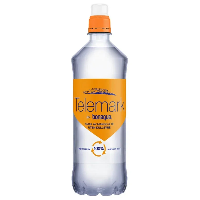 Telemark Mango&Tea u/kullsyre, 20x700ml, m/sportscap