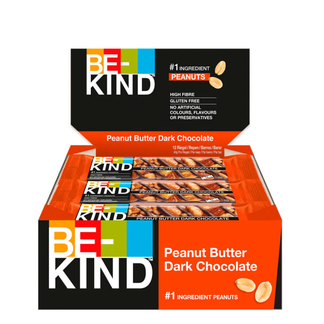 Be-Kind Bar, 12x40g, Peanut Butter Dark Chocolate