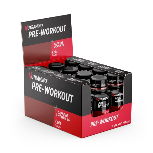 Nutramino Pre Workout SHOT, 12x60ml, Cola