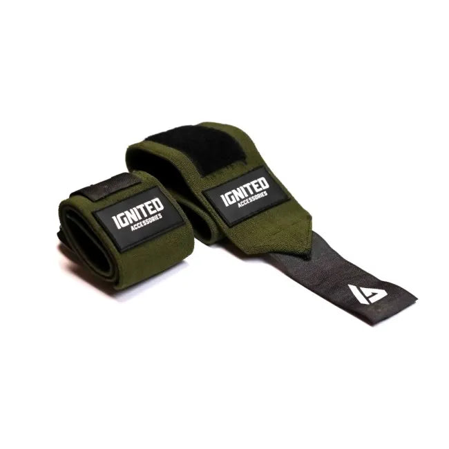 IA Pro Wrist Wraps, Military Green