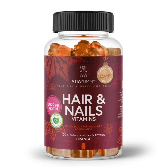 VitaYummy, Hair & Nails, 60stk, (Vegan)