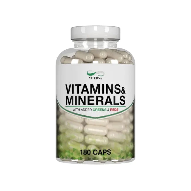 Viterna Multivitamin/Mineral/Greens/Reds, 180 caps