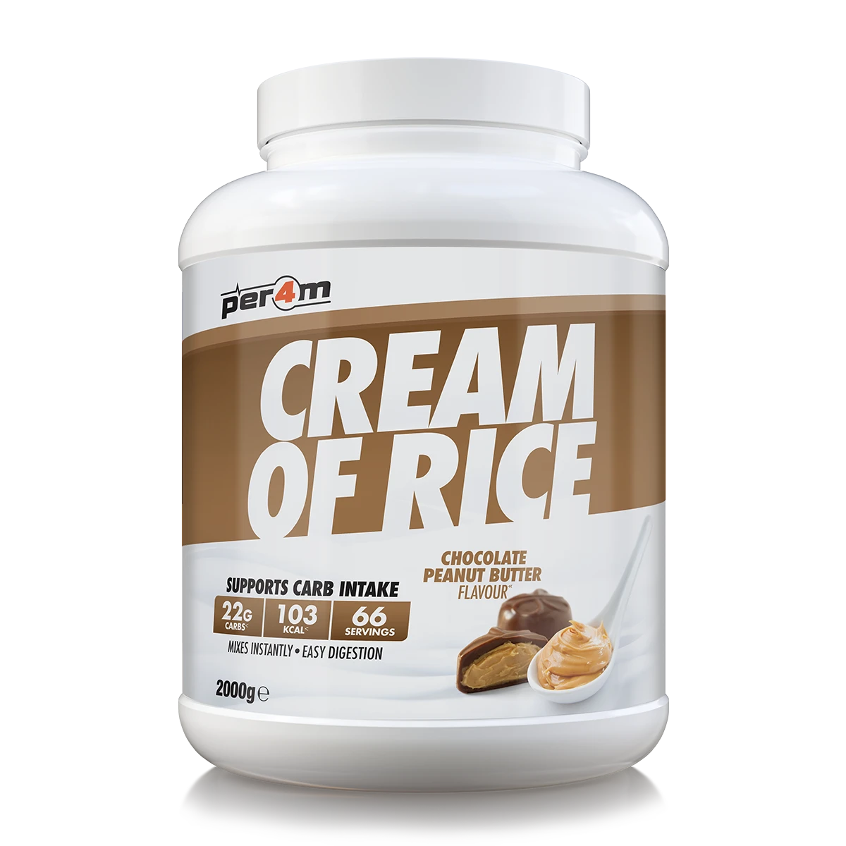 Per4M Cream Of Rice, 2000g - 6 smaker