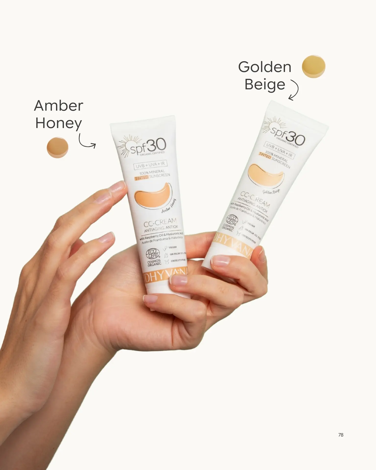DHYVANA CC Cream SPF - 4 varianter - BB/CC/DD-Cream - JK-Shop