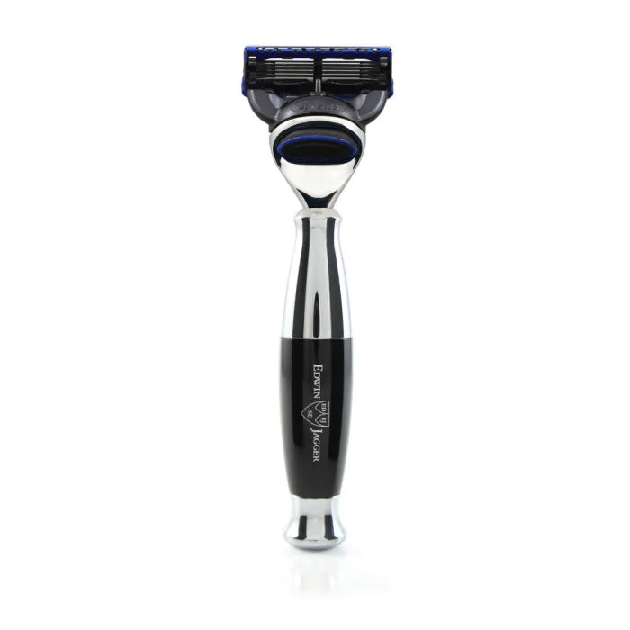 Edwin Jagger Gillette® Fusion® ProGlide® razor, imitation ebony, chrome plated