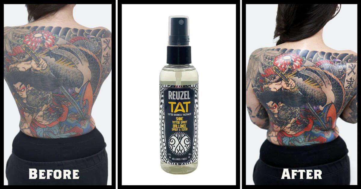 Reuzel TAT Shine Tattoo Spray | Tatoveringskrem | Reuzel | JK SHOP | JK Barber og herre frisør | Lavepriser | Best