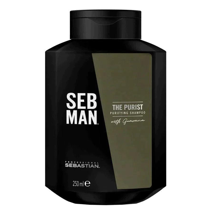 SEB Man The Purist Shampoo 250ml | Sjampo | SEB MAN | JK SHOP | JK Barber og herre frisør | Lavepriser