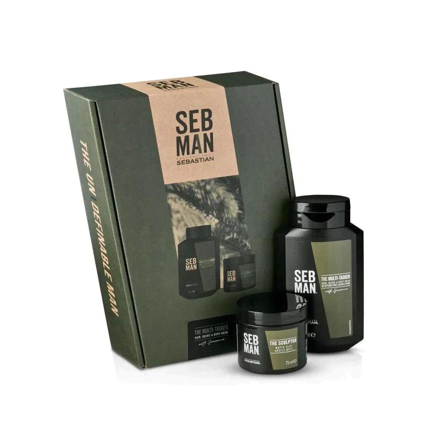SEB MAN XMAS Box 2021 | Hårpleiesett | SEB MAN | JK SHOP | JK Barber og herre frisør | Lavepriser | Best