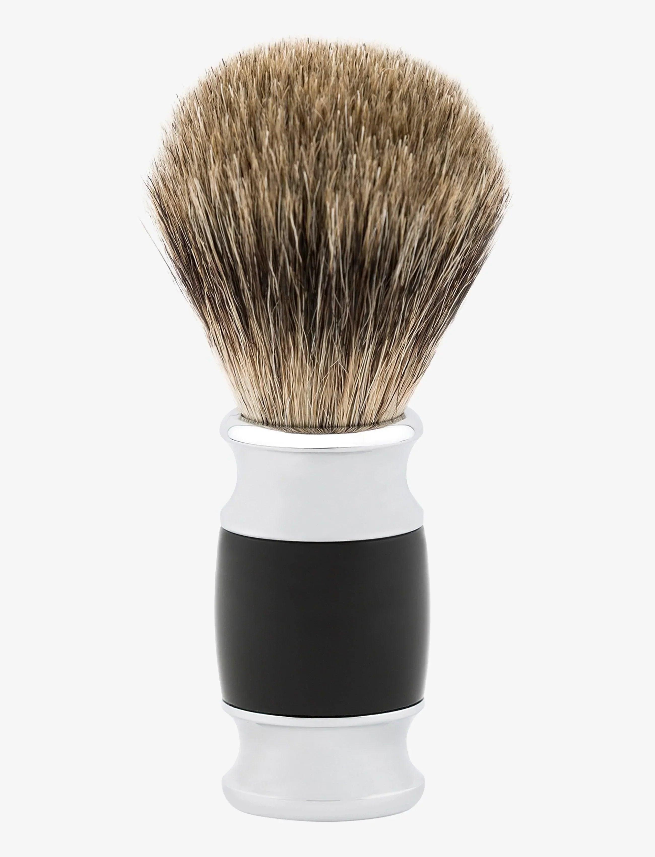 Sharper Shaving Brush Black Pure Badger | Barberkost | Sharper | JK SHOP | JK Barber og herre frisør | Lavepriser | Best