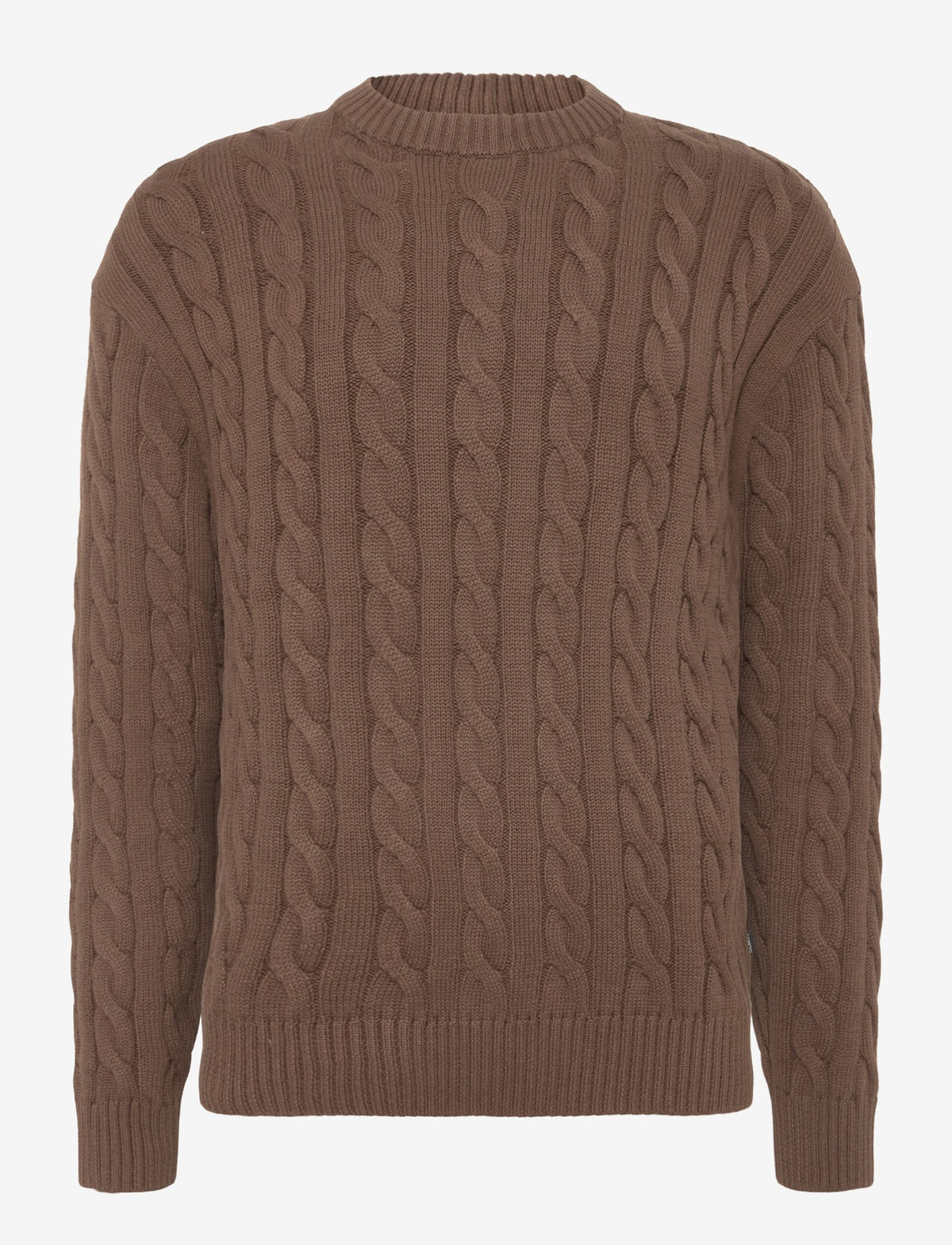Solid Malcolm kabelstrikket genser Slate Black