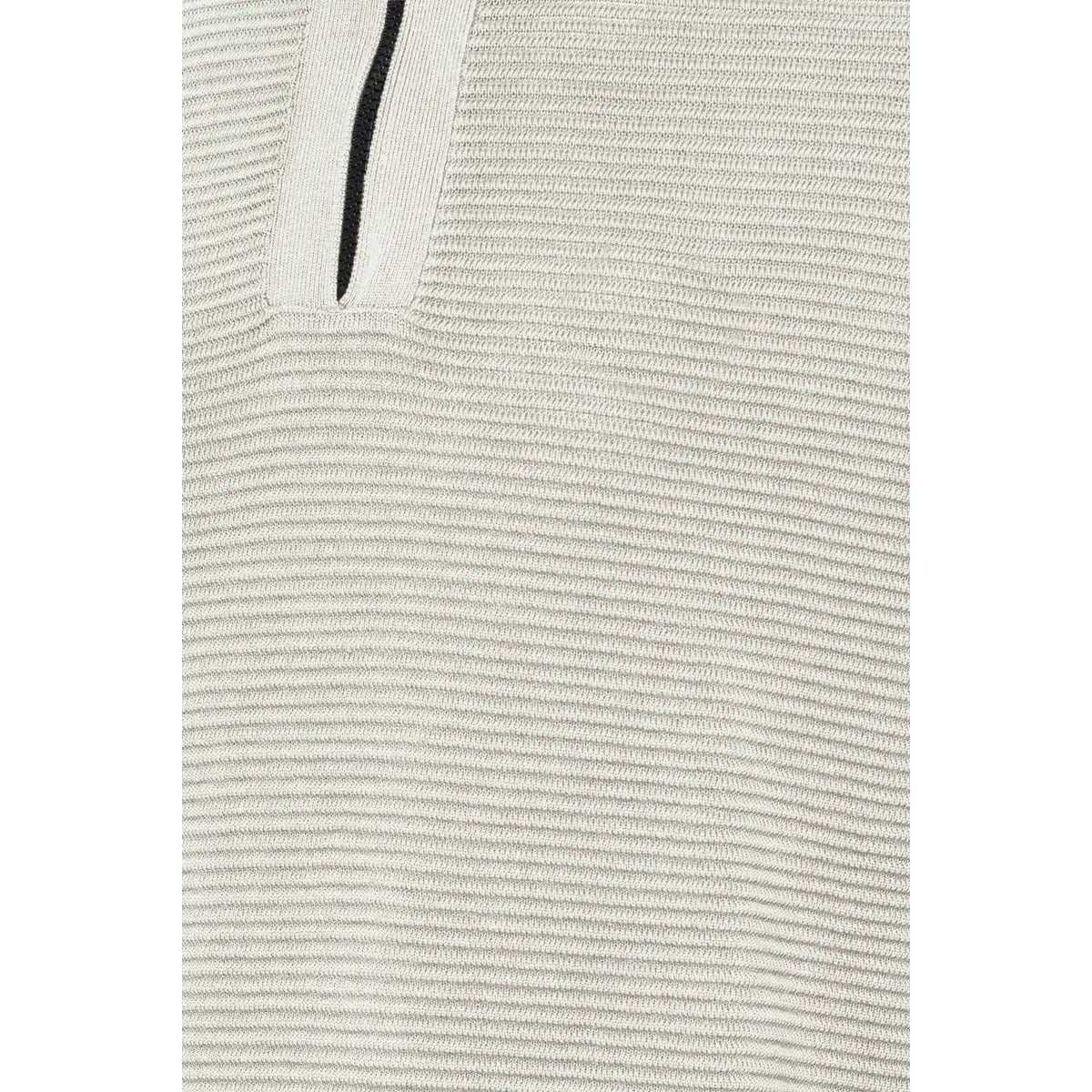 Solid Valencia half zip strikkegenser oatmeal bilde 2