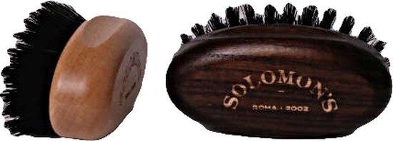 Solomon's Beard Brush Oval Light Wood | Skjeggbørste | Solomons | JK SHOP | JK Barber og herre frisør | Lavepriser