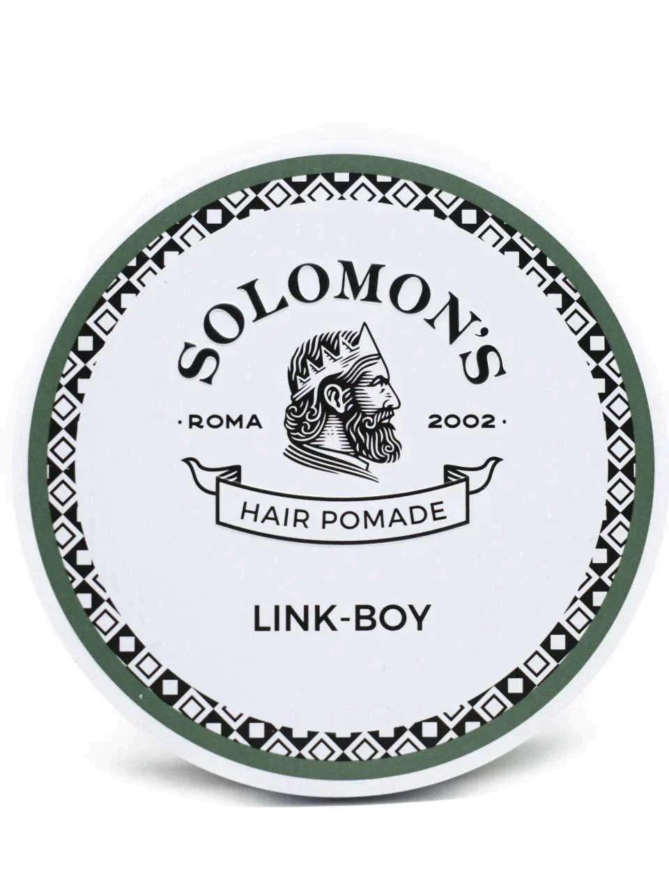 Solomon's Medium Hold Shine Pomade Link-Boy 100 ml | Pomade | Solomons | JK SHOP | JK Barber og herre frisør | Lavepriser | Best