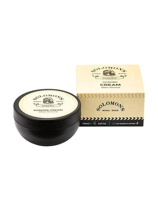 Solomon's Shaving Cream Bitter Almond 150 ml | Barberkrem | Solomons | JK SHOP | JK Barber og herre frisør | Lavepriser | Best