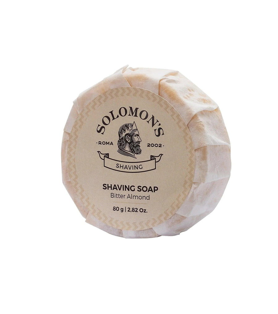 Solomon's Shaving Soap Bitter Almond 80 g | Barbersåpe | Solomons | JK SHOP | JK Barber og herre frisør | Lavepriser | Best