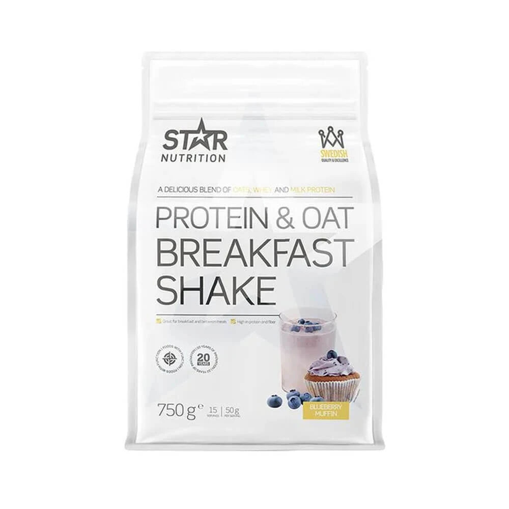 Star Nutrition Protein & Oat Breakfast Shake 750 g Blueberry Muffin