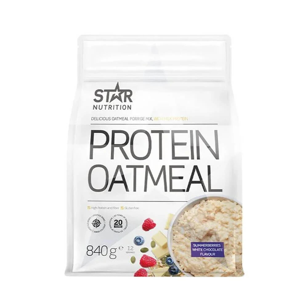Star Nutrition Proteingrøt Glutenfri 840 g Summerberries with White Chocolate