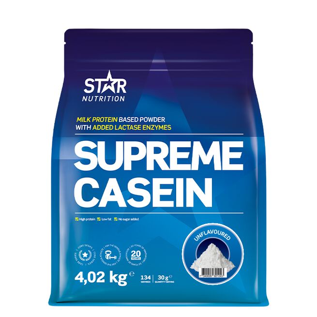 Star Nutrition Supreme Kasein 4,02 kg kaseinprotein bilde 7
