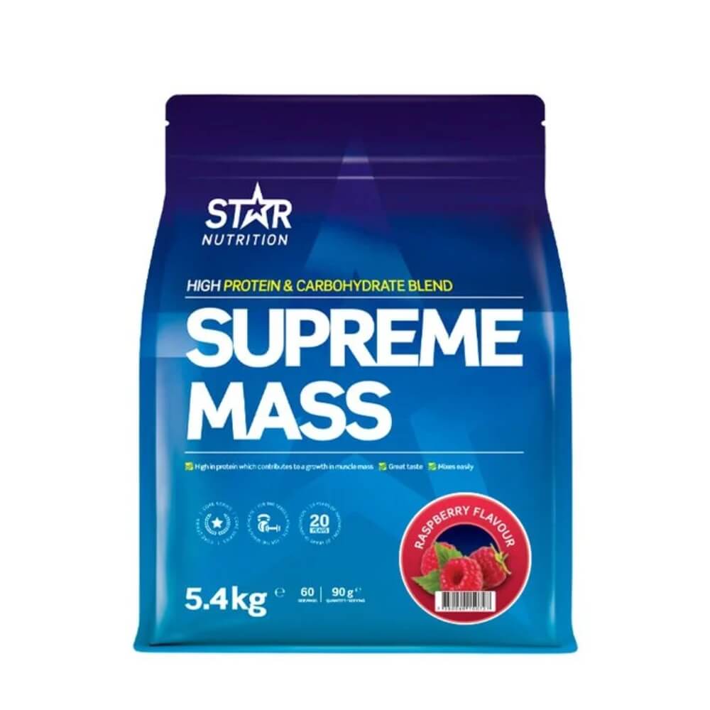 Star Nutrition Supreme Mass Gainer 5,4 kg Rasberry