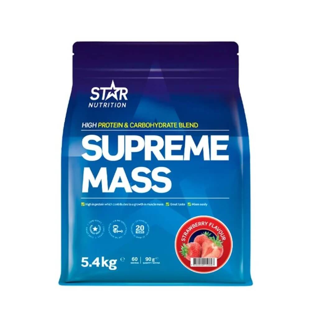 Star Nutrition Supreme Mass Gainer 5,4 kg Strawberry
