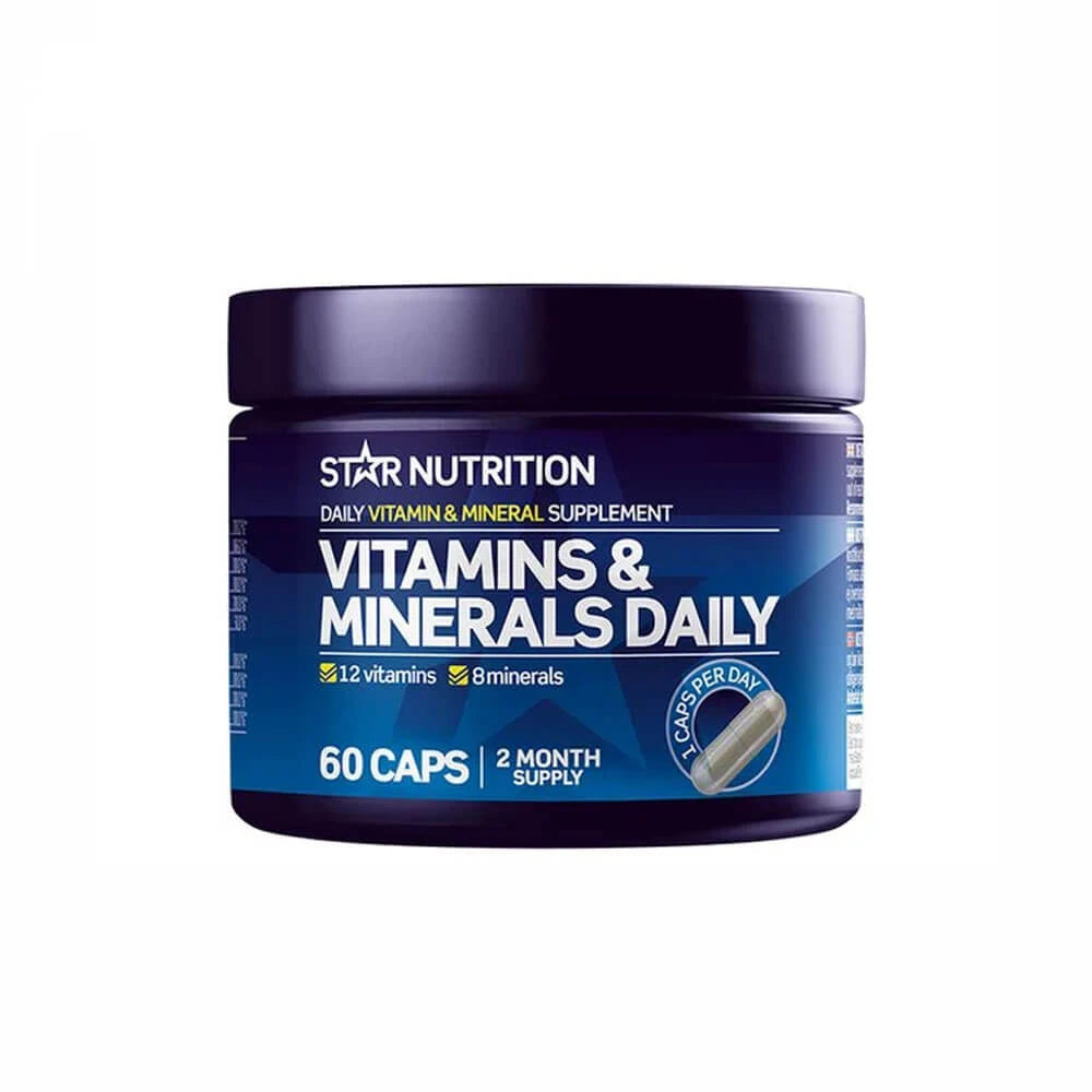 Star Nutrition Vitamins & Minerals Daily 60 kapsler