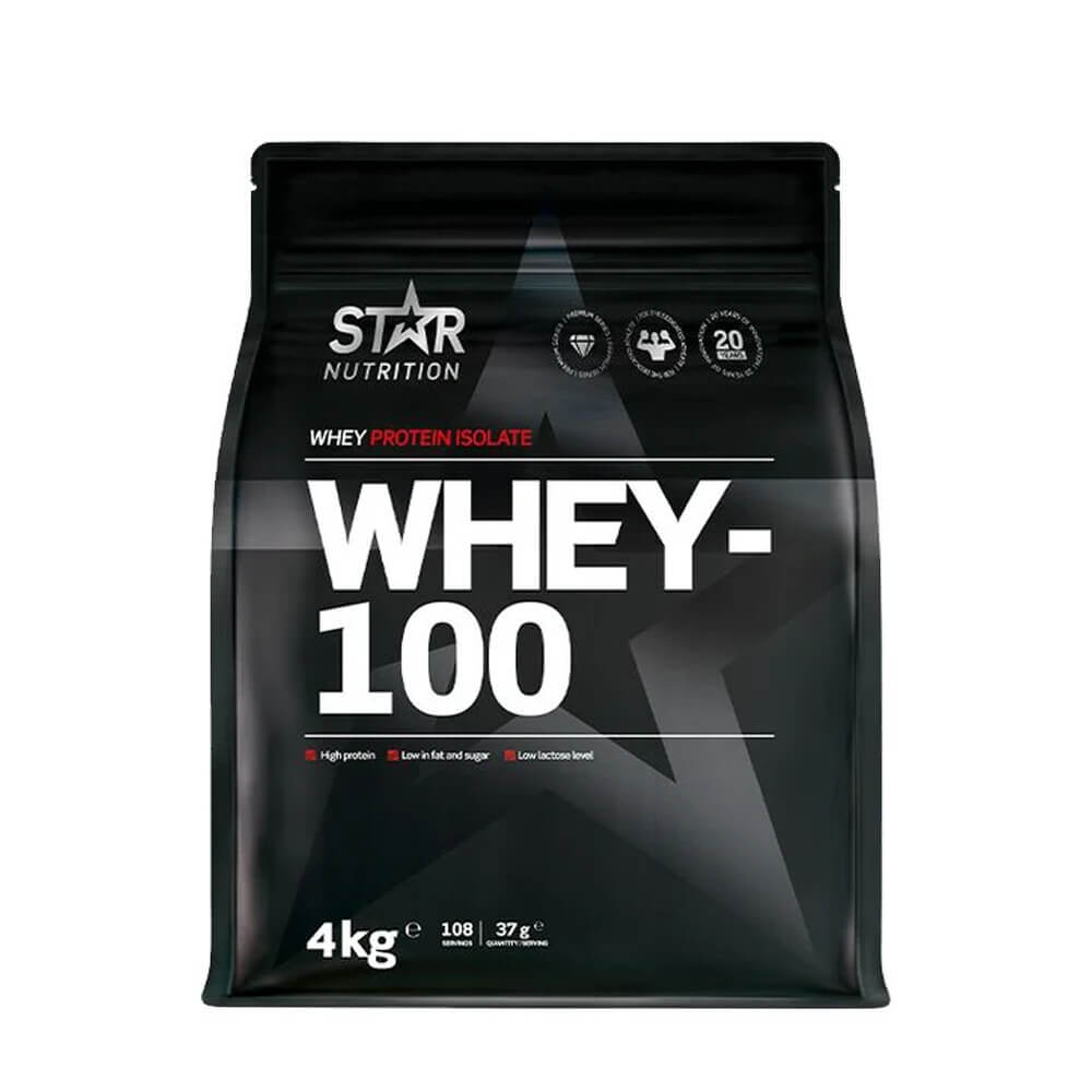Star Nutrition Whey-100 Myseprotein 4 kg Chocolate
