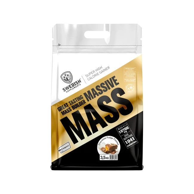 Swedish Supplements Massive Mass 3,5 kg gainer, Chocolate Fudge