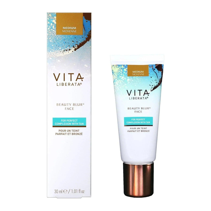 Vita Liberata Beauty Blur Face With Tan Medium 30 ml | Selvbruning | Vita Liberata | JK SHOP | JK Barber og herre frisør | Lavepriser