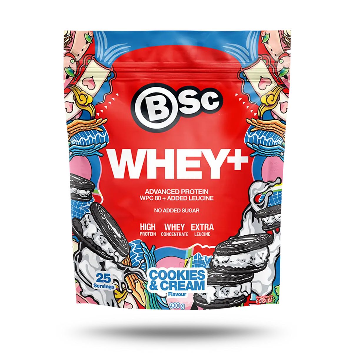 BSC Whey Protein, 900g, Cookie n Cream
