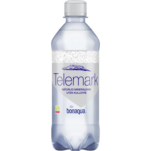 Telemark Naturell u/kullsyre, 24x500ml, m/skrukork