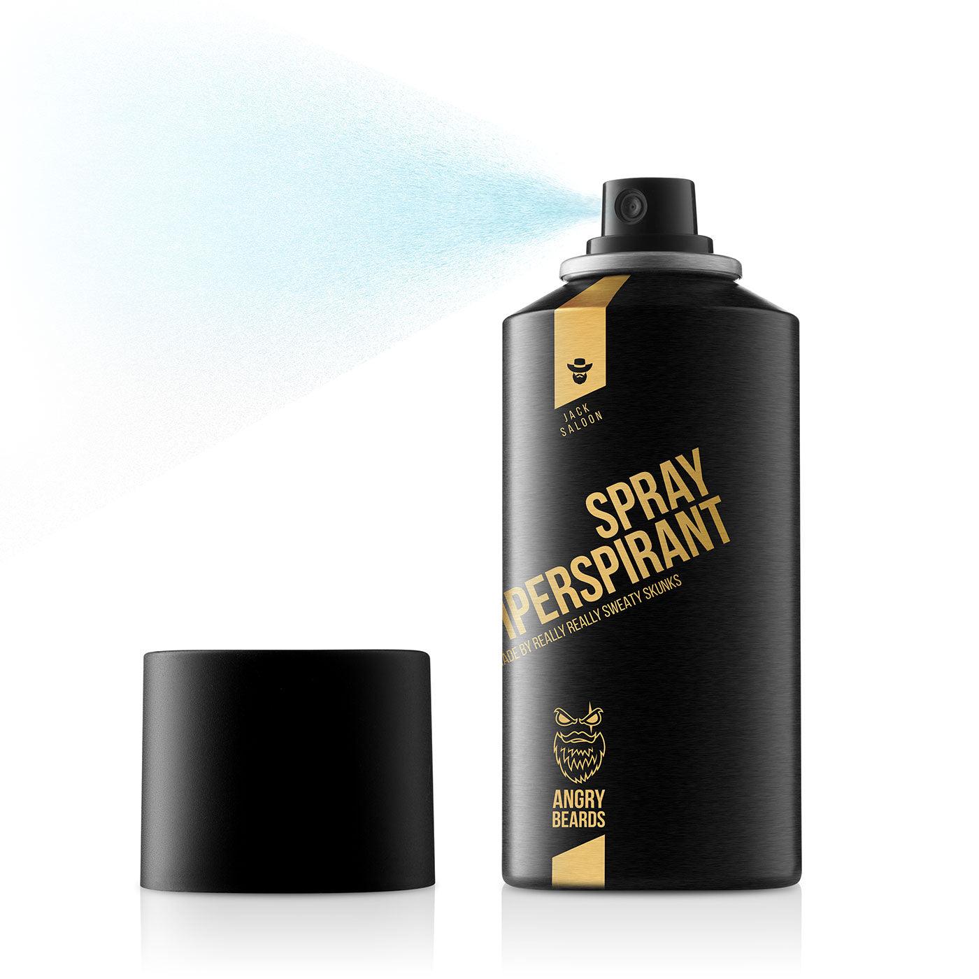 Angry Beards Antiperspirant Spray Jack Saloon 150ml | Deodorant | Angry Beards | JK SHOP | JK Barber og herre frisør | Lavepriser | Best