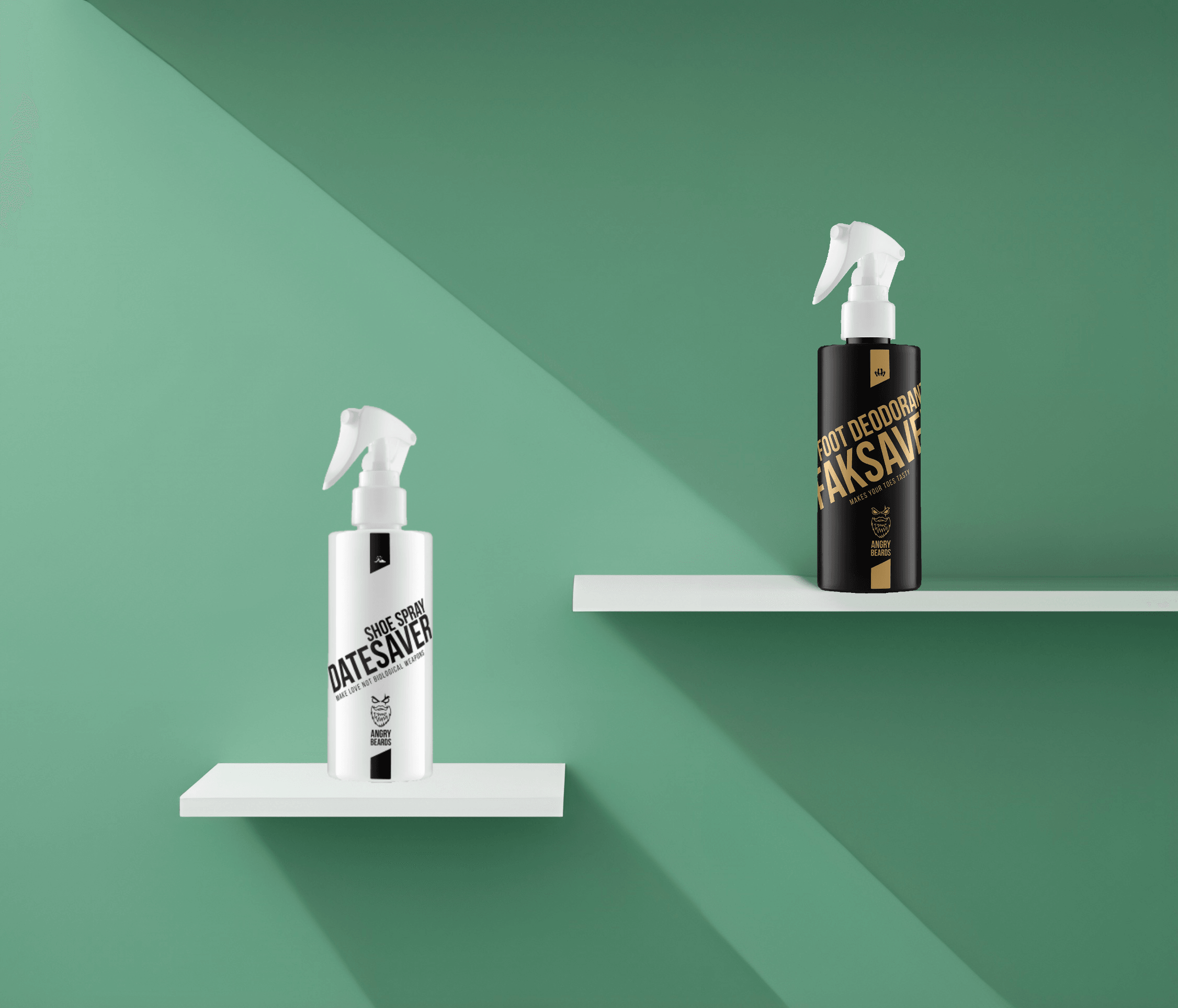 Angry Beards Føtter & Sko Deodorant Saver Sett | Deodorant | Angry Beards | JK SHOP | JK Barber og herre frisør | Lavepriser | Best